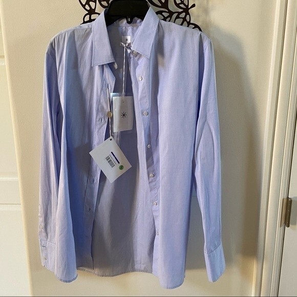 Manuel Ritz Classic Oxford Cotton Shirt S NWT - Picture 3 of 12